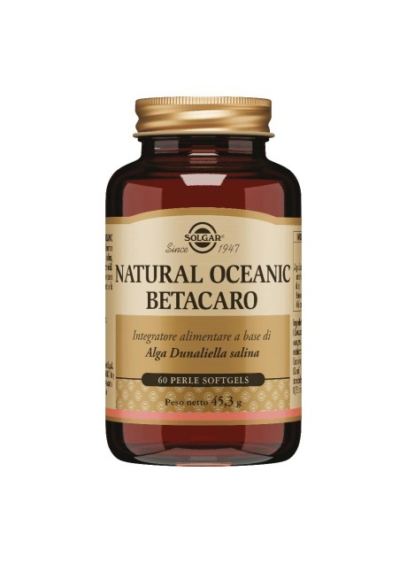 Natural Oceanic Beta Caro - 60 perle - Solgar