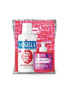 SAUGELLA BUNDLE DERMOLIQUIDO DON'T CALL ME 1 SAUGELLA DERMOLIQUIDO 500 ML CON ETICHETTA EDIZIONE LIMITATA + 1 MINISIZE SAMPLE CON PUMP 150 ML