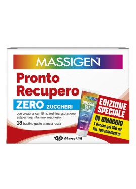 MASSIGEN PRONTO RECUPERO SENZA ZUCCHERO 18 BUSTINE EDIZIONESPECIALE 2025