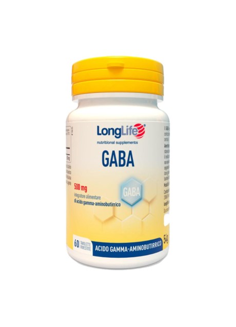 LONGLIFE GABA 500MG 60TAV LONGLIFE GABA 500MG 60TAV