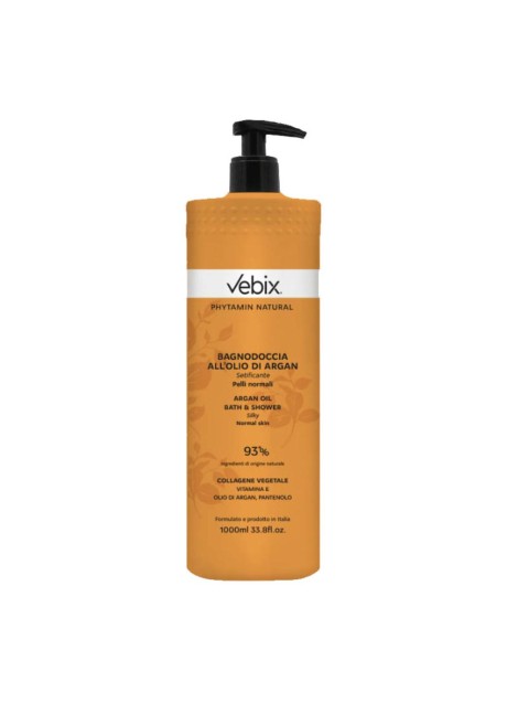 PHYTAMIN NATURAL BAGNODOCCIA OLIO DI ARGAN 1000 ML CON DOSATORE