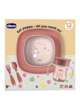 CH SET PAPPA 12M+ ROSA