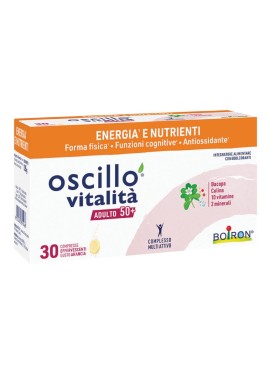 Oscillo vitalità 50+ - multivitaminico per adulti 30 compresse effervescenti