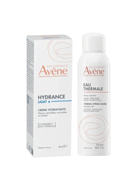 AVENE HYDRANCE CREMA LEGGERA 40 ML + ACQUA TERMALE 50 ML