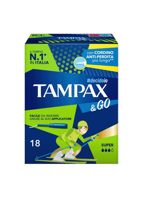 TAMPAX &GO SUPER 18PZ