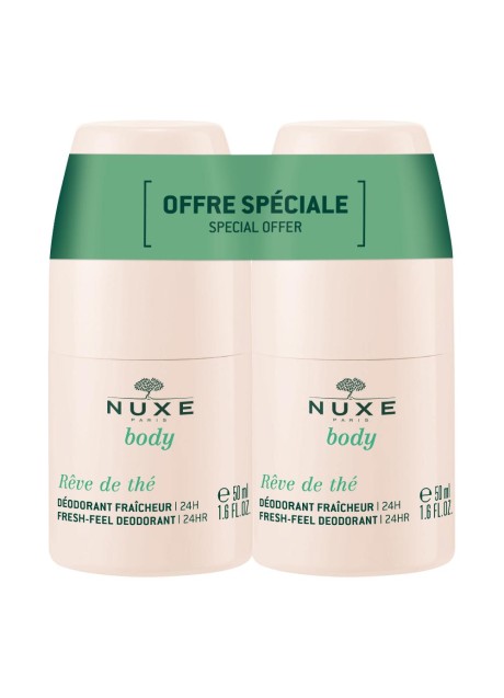 NUXE REVE DE THE' DUO DEODORANT 2 PEZZI DA 50 ML