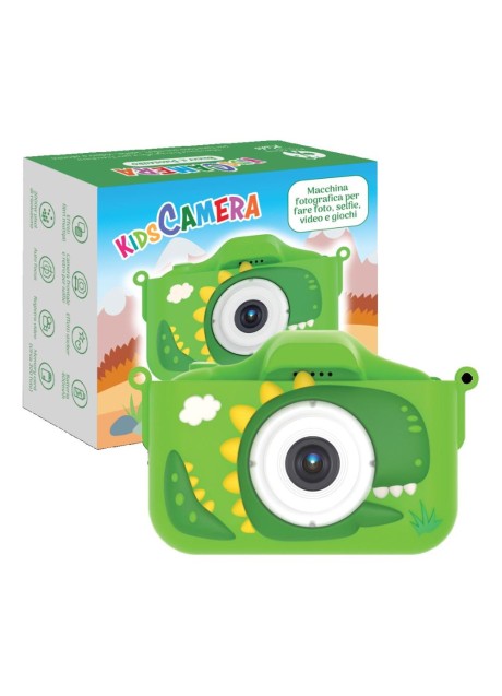 KIDS CAMERA BRICKY IL DINOSAURO