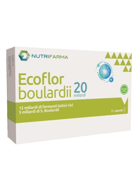 ECOFLOR BOULARDII 20MLD 20CPS