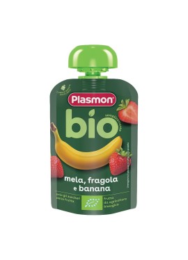 PLASMON OMOGENEIZZATO BIO BANANA FRAGOLA 100 G