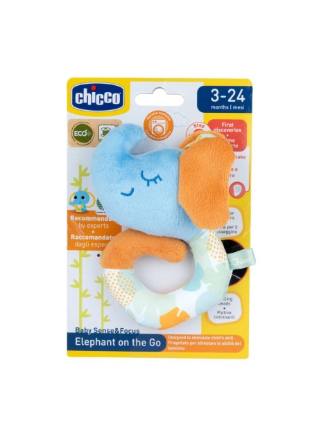 CHICCO GIOCO BABY SENSE&FOCUS TRILLINO SOFT ELEFANTE ECO+