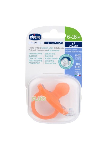 CHICCO GOMMOTTO LUXE FLUO 6-16 ARANCIONE 1 PEZZO