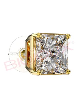 BJT381 ORECCHINO QUEEN MARGARET 8MM GOLD PLATED