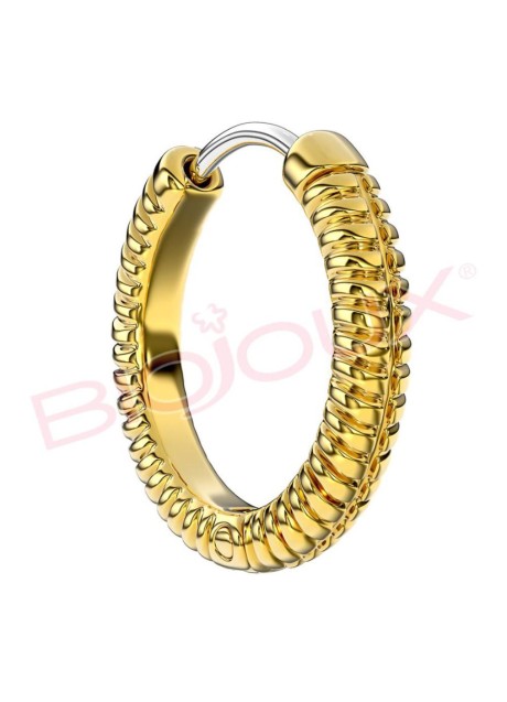 BJT385 ORECCHINO QUEEN ANNE 18MM GOLD PLATED