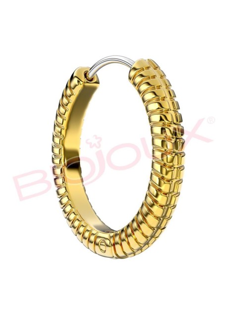BJT387 ORECCHINO QUEEN ANNE 22MM GOLD PLATED