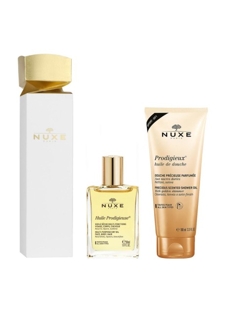 NUXE CRACKER HUILE PRODIGIEUSE CLASSICO 30 ML + DOCCIA PRODIGIEUX SCENTED SHOWER GEL 100 ML