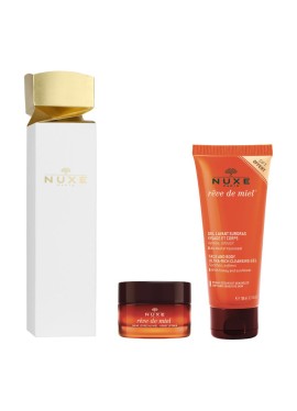 NUXE CRACKER REVE DE MIEL BAUME LEVRES 15 G + REVE DE MIEL DOCCIA GEL LAVANT SURGRASS 100 ML