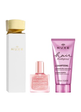 NUXE CRACKER HAIR PRODIGIEUX SHAMPOO 50 ML + HUILE PRODIGIEUSE OR FLORALE 10 ML