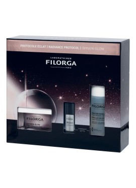 FILORGA XMAS COFFRET OXYGEN GLOW 2025 1 OXYGEN GLOW CREMA 50ML + 1 NCEF REVITALIZE SERUM 5 ML + 1 SOLUZIONE MICELLARE 50 ML
