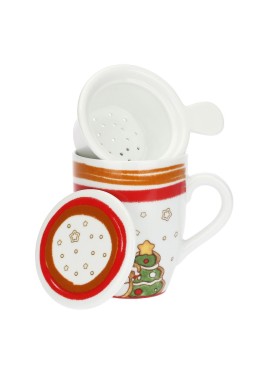 TISANIERA NATALE PIAZZATO ICONE 2025