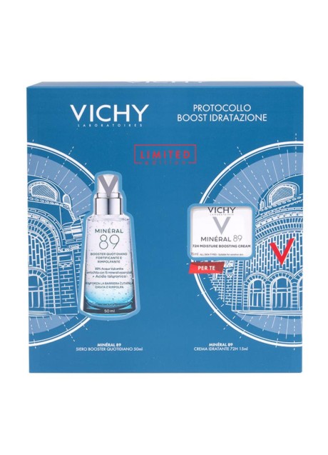 MINERAL 89 COFANETTO 2025 1 MINERAL 89 SIERO 50 ML + 1 MINERAL 89 CREMA GENERIC MINI 15 ML OMAGGIO