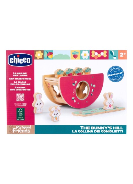 CHICCO GIOCO LEGNO COLLINA DEI CONIGLIETTI