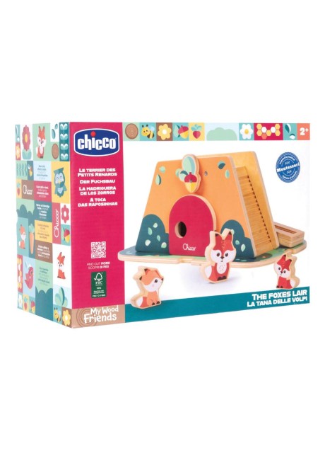 CHICCO GIOCO LEGNO TANA DELLE VOLPI