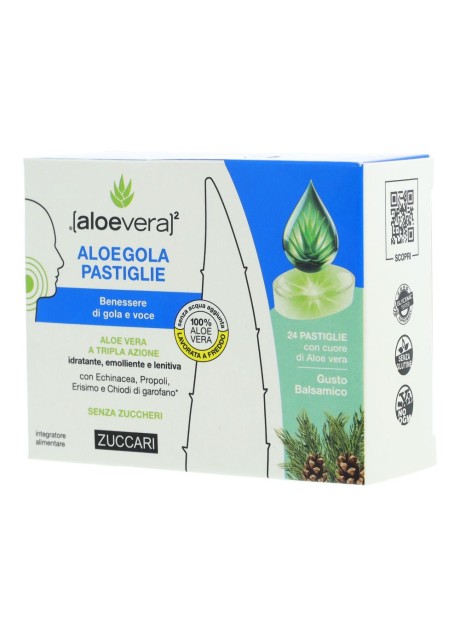 Zuccari-Aloegola Balsamico 20 pastiglie da 2,5 grammi