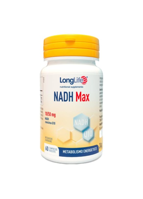 LONGLIFE NADH MAX 60CPR RIVEST