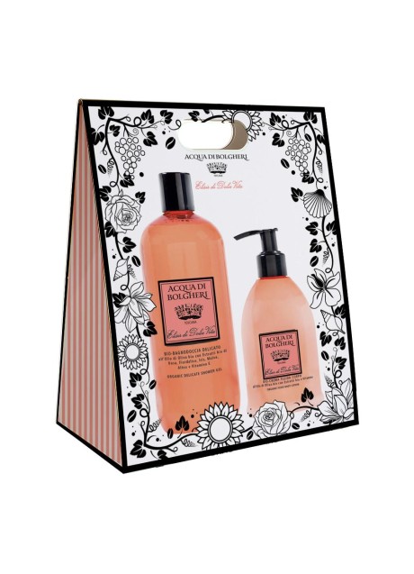 ELISIR DI DOLCE VITA COFANETTO BAG BIO BAGNODOCCIA DELICATOALL'OLIO DI OLIVA BIO + BIO CREMA FLUIDA CORPO ALL'OLIO DI OLIVA BIO