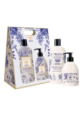 PASHMINA PATCHOULY COF BAG BIO BAGNODOCCIA DELICATO ALL'OLIODI OLIVA BIO + BIO CREMA FLUIDA CORPO ALL'OLIO DI OLIVA BIO