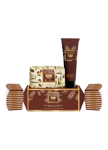 TERRE DI TOSCANA COFANETTO BIO SAPONETTA & BIO CREMA MANI CON OLIO DI OLIVA
