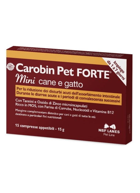 CAROBIN PET FORTE MINI 15CPR