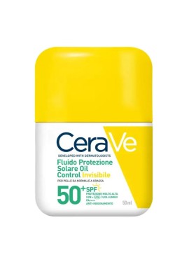 CERAVE FLUIDO PROTEZIONE SOLARE OIL CONTROL INVISIBILE SPF50+ 50 ML