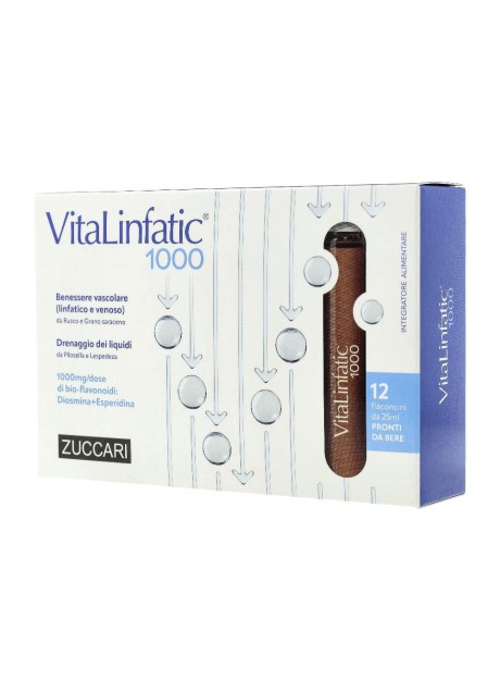 Vitalinfatic 1000 - 12 flaconcini da 25 millilitri - Zuccari 