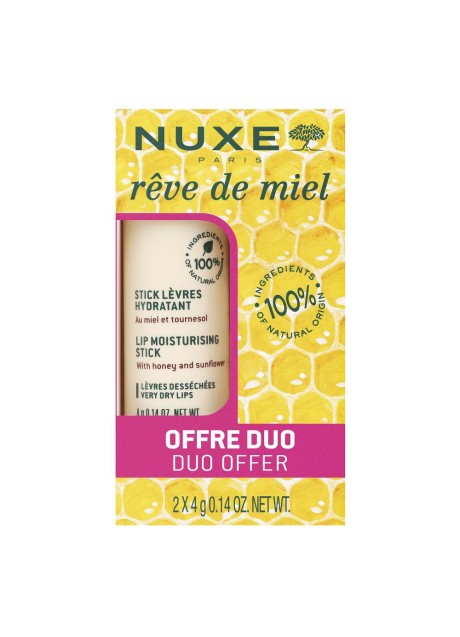 NUXE REVE DE MIEL LIPSTICK DUO