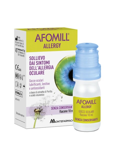 AFOMILL ALLERGY GOCCE OCULARI 10 FIALE RICHIUDIBILI DA 0,5 ML