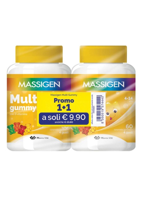 MASSIGEN MULTIGUMMY 60 CARAMELLE 1+1