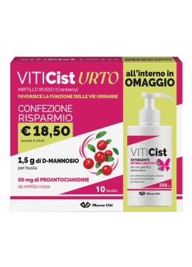 VITICIST URTO 10 BUSTE + DETERGENTE INTIMO LENITIVO 250 ML OMAGGIO