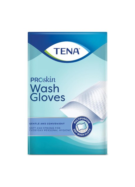 TENA WASH GLOVE 50PZ