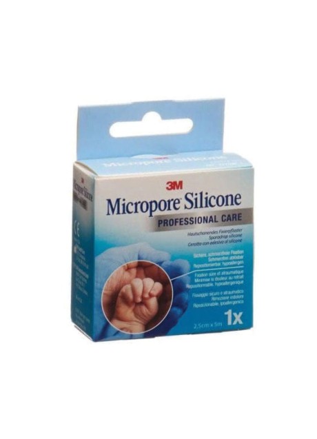 MICROPORE CER SIL 2,5X500CM