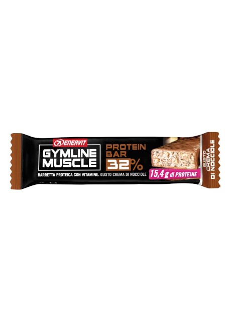 GYMLINE PROTEIN BAR 32% CREMA DI NOCCIOLE 30 PEZZI