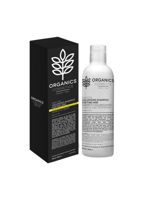 ORGANICS PHARM VOLUMIZING SHAMPOO FOR FINE HAIR LEMON AND PEPPERMINT