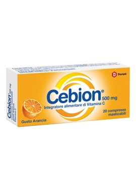 Cebion vitamina C gusto arancia - 20 compresse masticabili