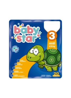 BABYSTAR MIDI PANN.4/9KG 20PZ