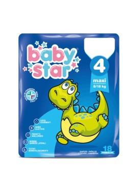 BABYSTAR MAXI PANN 8/18KG 18P