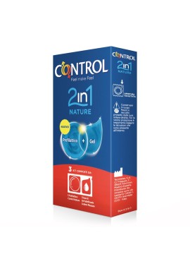 CONTROL 2IN1 NATURE+LUBE 3PZ