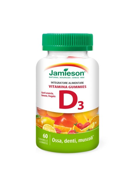 JAMIESON VITAMINA D GUM 60CARA