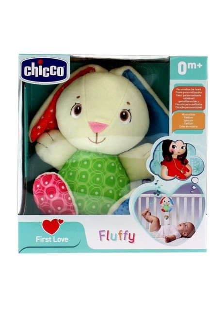 Chicco Carillon Coniglietto Fluffy First Love - peluche ninna nanna