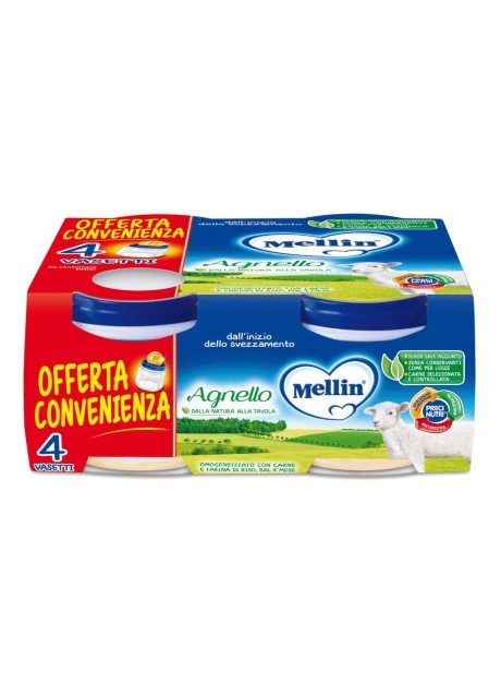 MELLIN-OMO.AGNELLO 4X80G