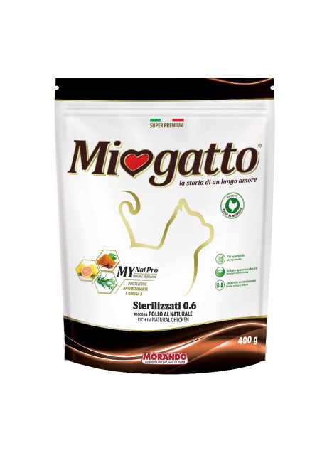 MIOGATTO STERIL POL/NAT 400G